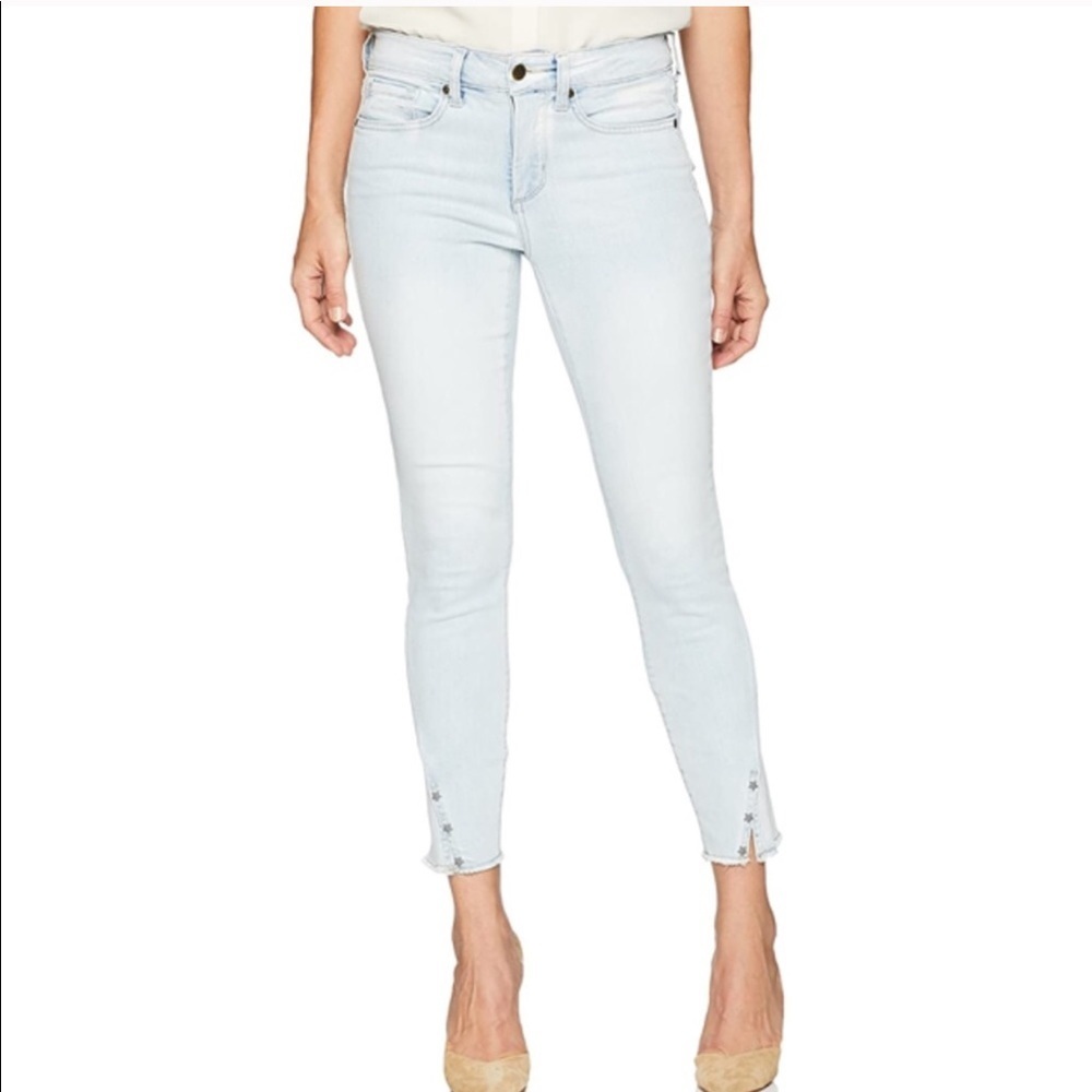 NYDJ Ami Skinny Ankle Twisted star jeans size 0